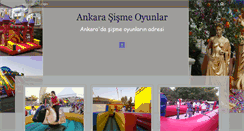 Desktop Screenshot of ankarasismeoyunlar.com